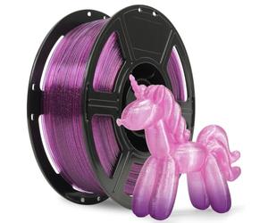 Flashforge Filamento PLA Crystal per stampante 3D, 1,75 mm, 1 kg, Deep Sea | Trasparente, alta trasparenza, lucida, estrusione liscia, 1,75 mm, 1 kg, compatibile con stampanti 3D FDM