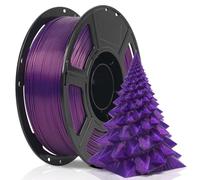 FLASHFORGE Xmasserie Rapid PLA Filamento Aurora lilla, filamento per stampante 3D ad alte prestazioni, velocità di stampa max 500 mm/s, brillantezza senza paragoni, finitura scintillante e superficie