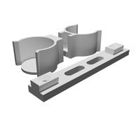 Flashlight Wall Mount Bracket Compatible with Zanflare F1 Secure Storage