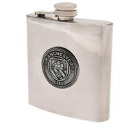 Flask In Acciaio Manchester City FC, Compleanno, Regalo Merchandise Ufficiale