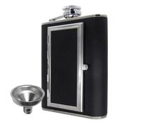 Flasks For Liquor - 2 In 1 Stainless Steel 6 Oz Alcohol Bottle Box Set