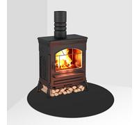 FLASLD Tappetino Ignifugo, 100 x 100 cm, Protezione Dal Calore in Fibra Di Silicone, Resistente Al Fuoco, Protezione Dalle Scintille, Protegge i Pavimenti Dalle Scintille Per Caminetti, Focolari