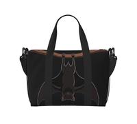 Flat Bat Hang Travel Duffle Bag-Lightweight Carry On Weekender per uomini e donne, borsa impermeabile per la notte in palestra viaggi nel fine settimana