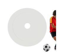 Flat Cones Soccer - Tappetino rotondo per marcatura, piatto, piccolo, 15 cm | Piccola attrezzatura per l'allenamento dell'agilità per scuola, pratica quotidiana, allenamento di squadra, coaching