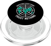 Flat Earth Design Domande Tutto Fidarsi di Nulla PopSockets PopGrip per MagSafe