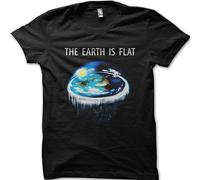 Flat Earth FE Theory Moon Landing Conspiracy - Maglietta con stampa, colore: Nero, Colore 15, L