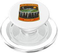 Flat Earth Retro Comic Conspiracy Theory regalo PopSockets PopGrip per MagSafe