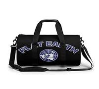 Flat Earth Society Borsa da palestra portatile per donne e uomini borsa da viaggio per sport stampa borsa da palestra divertente borsa da yoga