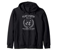 Flat Earth Society Felpa con Cappuccio