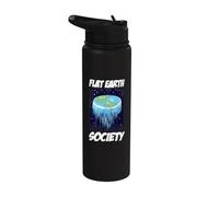 Flat Earth Society Flat Earther Stainless Steel Insulated Water Bottle