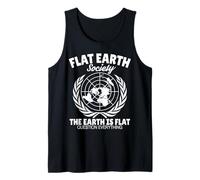 Flat Earth Society La Terra è Piatta Domanda Tutto Canotta