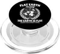 Flat Earth Society La Terra è piatta Domanda Tutto PopSockets PopGrip per MagSafe