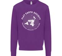 Flat Earth Society Members Around The Globe Uomo Sweatshirt Jumper