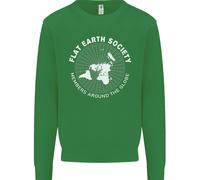 Flat Earth Society Members Around The Globe Uomo Sweatshirt Jumper