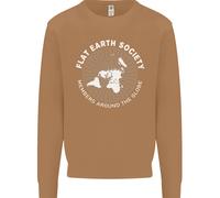 Flat Earth Society Members Around The Globe Uomo Sweatshirt Jumper