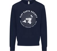 Flat Earth Society Members Around The Globe Uomo Sweatshirt Jumper