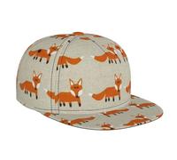 Flat Eaves Berretto da baseball per uomo donna Una volpe rossa ben organizzata regolabile Snapback traspirante cappelli hip hop stile fresco colorato piatto