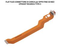 FLAT FLEX CONNETTORE DI CARICA per OPPO FIND X3 NEO CPH2207 RICARICA TYPE C