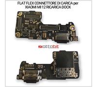 FLAT FLEX CONNETTORE DI CARICA per XIAOMI MI 12 RICARICA DOCK + IC MICROFONO