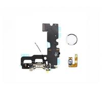 FLAT FLEX CONNETTORE RICARICA + TASTO HOME SOLUZIONE PULSANTE IPHONE 7 PLUS BIAN