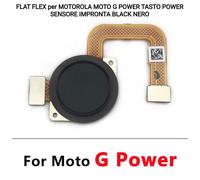 FLAT FLEX per MOTOROLA MOTO G POWER TASTO POWER SENSORE IMPRONTA BLACK NERO