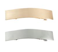 Flat Hair Clips, Retro Barrettes, Metal Hair Accessories, Non-Slip Grip, Lightweight Design, Silver Pack of 6, Everyday Styling, Formal Occasions, Metal Material, 3.54x0.79in