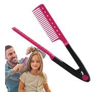 Flat Iron Comb, acconciatura 3 volte più veloce in un colpo per il 90% di lucentezza, 2,5 volte meno crespi e dura 24 ore, nessun danno termico estremo, ideale per spessi e
