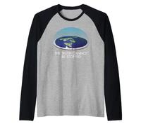 Flat Le Earth La verità Non può Essere Fermata Maglia con Maniche Raglan