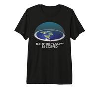 Flat Le Earth La verità Non può Essere Fermata Maglietta Premium