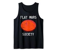 Flat Mars Society - Maglietta divertente con meme e scritta "Science Earth" Canotta