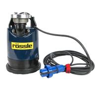 FLAT-ROSS - Pompa a immersione piatta da 400 Watt, 4.400 l/h | livello dell'acqua da 1-2 mm, potenza 400 Watt, portata 4.400 l/h, aspirazione piatta, pompa sommersa