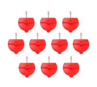 Flat Spray Nozzle - 10 Pieces Reusable Extenders, Fan Shape Tips | 10 Pieces Reusable Extenders Portable | Fan Shape Spray Nozzle Tips For Crevice, Workshop, Outdoor, House, Bathroom