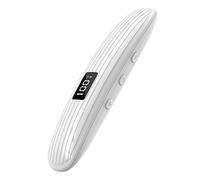 Flat Under Pillow Speakers - Rechargeable Wireless Headpiece | Led Display Device with Auto Off Function, Bone Conduction Audio with Bedroom Usage, Portable Listening Tool for Adults