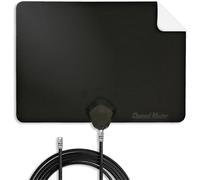 FLATenna - Indoor Digital HDTV Antenna, 12' Coaxial Cable, Superior Reception Ra