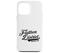 Flatiron District NYC Script adatto per uomini e donne. Custodia per iPhone 13 Pro Max