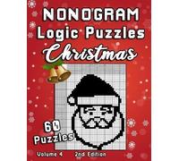 Flatline Books & Publishing Christmas Nonogram Logic Puzzles (Tascabile)
