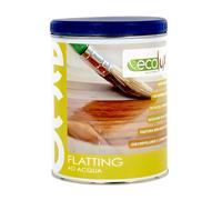 Flatting Acqua Ecologica Vernice Legno Effetto Satinato Trasparente 0.75L Ecolux