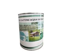 Flatting all’Acqua per Legno Esterno | Finitura Lucida/Satinata Protettiva | Resistente agli Agenti Atmosferici | Formato 750ml / 2,5 l (Satinata, 750 ml)