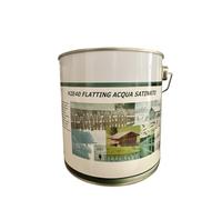 Flatting all’Acqua per Legno Esterno | Finitura Lucida/Satinata Protettiva | Resistente agli Agenti Atmosferici | Formato 750ml / 2,5 l (Satinata, 2,5 Lt.)