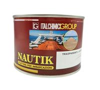 Flatting per Imbarcazioni 375 ml - Vernice Trasparente Lucida per Legno Nautico - Protezione UV e Salsedine per Barche e Superfici in Legno