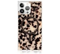 FLAUNT Square Protective Case - Compatible with iPhone 13 Pro Max - Compatible with MagSafe & Wireless Charging - Drop-Tested & Shockproof - The Official Square Phone Case (Blonde Tortoise Shell)