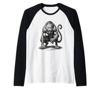 Flauros Midnight Mischief La Bestia Vigile Maglia con Maniche Raglan