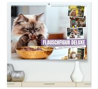 FLAUSCHFIGUR DELUXE Jeden Monat ein Häppchen Humor (hochwertiger Premium Wandkalender 2026 DIN A2 quer), Kunstdruck in Hochglanz: Die Diät beginnt immer morgen