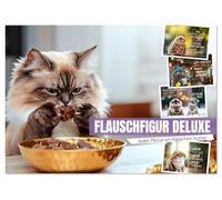 FLAUSCHFIGUR DELUXE Jeden Monat ein Häppchen Humor (Tischkalender 2026 DIN A5 quer), CALVENDO Monatskalender: Die Diät beginnt immer morgen