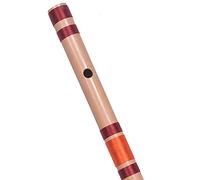 Flauti Bansuri per principianti in Do naturale, medio, mano destra, 8 fori, strumento musicale Bansuri, dimensioni 48 cm (multi)