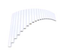 Flauti Di Pan In Plastica ABS Da 22 Tubi Flauti Di Pan Con Chiave G Strumenti Musicali Popolari Fatti A Mano Flauti Di Pan Per Mano Destra/sinistra(R White)