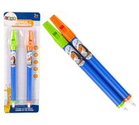 Flauti per bambini con animali - set blu, 2 pezzi