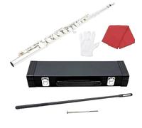 Flauti Strumenti Musicali Flauto A Tono C In Argento A 16 Fori Chiave E Strumento A Fiato In Argento Placcato In Nichel Flauto A Tubo In Cupronichel Con Accessori