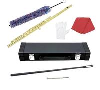 Flauti Strumenti Musicali Flauto Multicolore A 16 Fori C Flauto E Chiave Strumento A Fiato Flauto In Ottone Bianco Nichel Argento Con Accessori(Gold Plated)