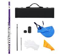 Flauti Strumenti Musicali Flauto Viola A 16 Fori C Foro Chiuso Chiave Argentata Flauto Cuprofono Strumento A Fiato Con Parti E Accessori Per Flauto